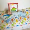 Комплект постельного белья полуторный "Динозавры"