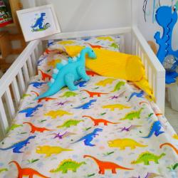 Комплект постельного белья полуторный "Динозавры"