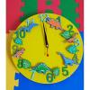 Часы настенные "Дино-команда" желтые