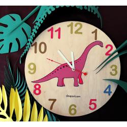 Часы настенные Брахиозавр Wood 