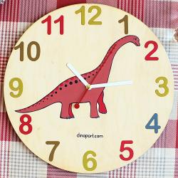Часы настенные Брахиозавр Wood 