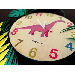 Часы настенные Брахиозавр Wood 