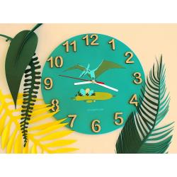 Часы настенные Птеранодон Бирюза