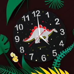 Часы настенные "Стегозавр Космос"