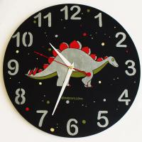 Часы настенные "Стегозавр Космос"
