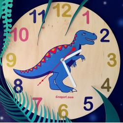 Часы настенные Тирекс Wood blue