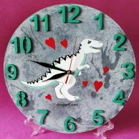 Часы настенные "Лунный Тирекс"