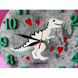 Часы настенные "Лунный Тирекс"