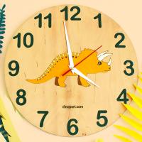 Часы настенные Трицератопс Wood summer