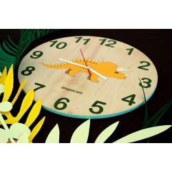 Часы настенные Трицератопс Wood summer