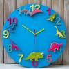 Часы настенные "Дино-команда" синие