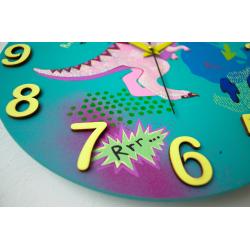 Часы настенные "Леди T-Rex"