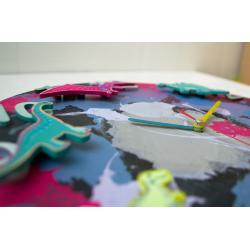 Часы настенные "Ночной Дино Дозор"