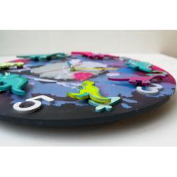 Часы настенные "Ночной Дино Дозор"