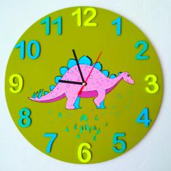 Часы настенные "Стегозавр Шартрез"