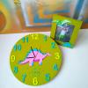 Часы настенные "Стегозавр Шартрез"