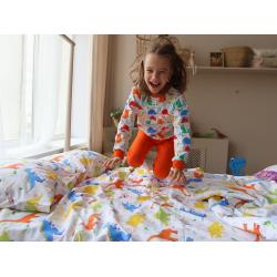 Комплект постельного белья полуторный "Динозавры"