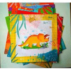 Подушка Трицератопс желтая