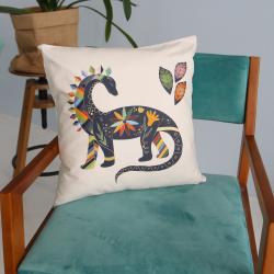 Подушка Брахиозавр фэнтэзи вечерний