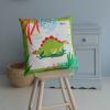 Подушка Стегозавр зеленая