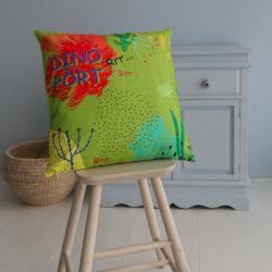 Подушка Стегозавр зеленая