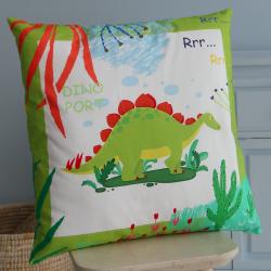 Подушка Стегозавр зеленая