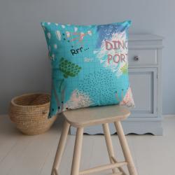 Подушка Тирекс бирюзовая