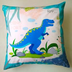 Подушка Тирекс бирюзовая