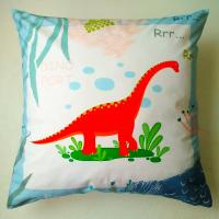 Подушка Брахиозавр голубая