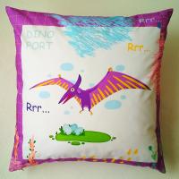 Подушка Птеранодон сиреневая