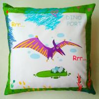 Подушка Птеранодон зеленая