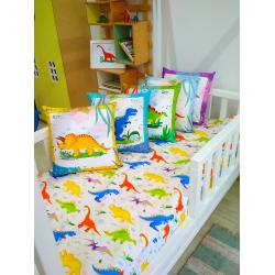 Подушка Стегозавр красная