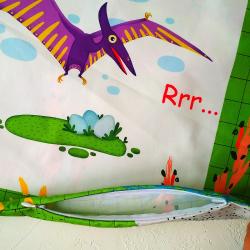 Подушка Птеранодон зеленая