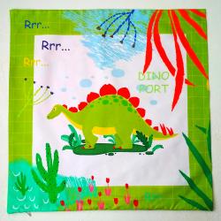 Подушка Стегозавр зеленая