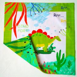 Подушка Стегозавр зеленая