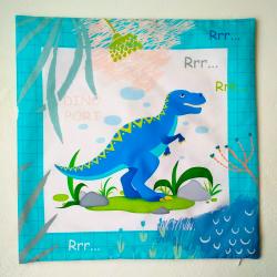 Подушка Тирекс бирюзовая