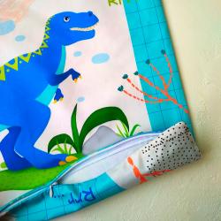 Подушка Тирекс бирюзовая