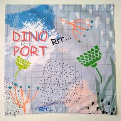 Подушка Тирекс серая