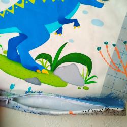 Подушка Тирекс серая