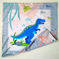 Подушка Тирекс серая