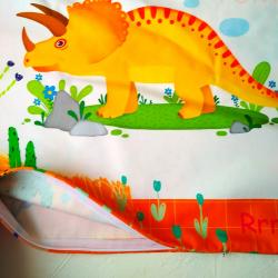 Подушка Трицератопс оранжевая