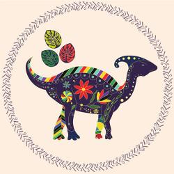 Постер DinoFantasy Паразауролоф 30x30