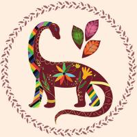 Постер DinoFantasy Брахиозавр 30x30