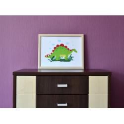 Постер DinoFriends Стегозавр 30x20
