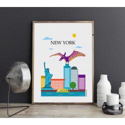 Постер "Нью-Йорк" 20x30