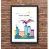 Постер "Нью-Йорк" 20x30