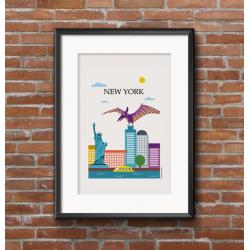 Постер "Нью-Йорк" 20x30
