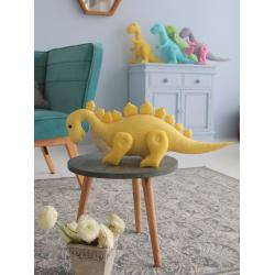 Игрушка Стегозавр Желтый  (длина 65 см.)