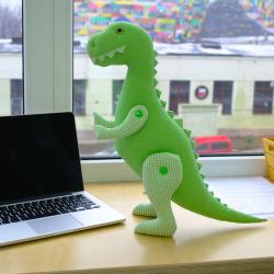 Игрушка Тирекс Зеленый  (высота 45 см.)