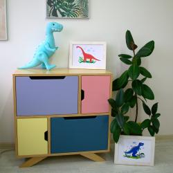 Игрушка Тирекс Голубой  (высота 45 см.)